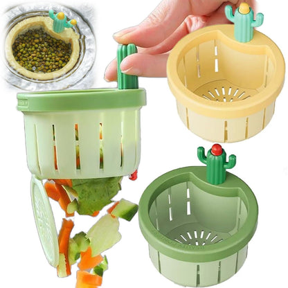 💚LAST DAY BUY 2 GET 1 FREE Only £11.99!✅Cactus Kitchen Automatic Dumping Sink Filter