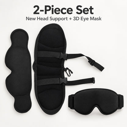🖤 Black Friday Deal: Just £9.99! 🔥 50K+ Sold! ✈️ 3-in-1 Full Support Travel Kit – Rest Better on Every Flight 😴💤