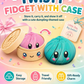 🎁 2026 New Hot Sale 50% OFF🌟30K+ SOLD!!!!😍Bao Bun Fidget Toy 👀Twist & Squeeze Desk Stress Relief Toy