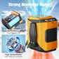 🔥2026 Summer Hot Sales!!!😍30K+ SOLD⏰Hands-Free Waist Portable Fan 💨 | 6000mAh Battery Power Bank 🔋 | 100 Speeds Airflow 🌬️ | LED Light 🔦 | Belt Clip Cooling Fan for Outdoor, Jobsite & Travel 🌞