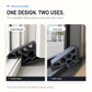 🥳2026 HOT SALE🥳💞50K+ SOLD! 🚪✨ BUY 1 GET 1 FREE! Secure Track Door Stop – Absorbs impact, reduces slamming & protects rails. Compact locking design – fits sliding windows & balcony doors! 🛡️🔇