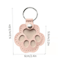 😻🐶Last Day 50% OFF🐾🐾Pet Paw Shaped Leather Keychain - Keep Them By Your Side✨