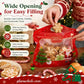 🎅LAST DAY SALE 50% OFF!!🎁Easy Fill, Easy Seal🎄 Festive Self-Seal Treat Bags – Santa & Snowman Print | Resealable, Food-Safe & Perfect for Cookies, Chocolates & Little Gifts⛄