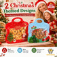 🎅LAST DAY SALE 50% OFF!!🎁Easy Fill, Easy Seal🎄 Festive Self-Seal Treat Bags – Santa & Snowman Print | Resealable, Food-Safe & Perfect for Cookies, Chocolates & Little Gifts⛄