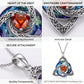 🌲Xmas Hot Sales - 50% off💝Birthstone Celtic Knot Necklace for Women