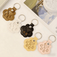 😻🐶Last Day 50% OFF🐾🐾Pet Paw Shaped Leather Keychain - Keep Them By Your Side✨