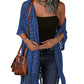 🔥Limited Time sales - Just ￡15.58!!!😍Women’s Oversized Knit Cardigan – Lightweight Crochet Tassel Kimono for Spring & Summer 🌸