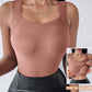 🏆 Last Day Special Price £9.99&Free Shipping ! 💐 Women’s U-Neck Tank Tops with Built-In Bra