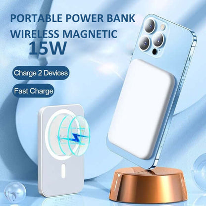 ⏳Time-Limited Special ￡10.99!!⏰ 5000mAh Fast Charge Portable Wireless Magnetic Power Bank