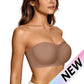 🥳2026 HOT SALE🥳💞50K+ SOLD!🌸💞💞Womens Strapless Bras Push Up Bandeau Bra Non Slip Wireless Supportive Padded Bras Seamless Comfortable Tube Jelly Bra
