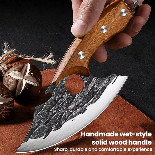 🔥Limited Hot Sales - 45% OFF🔪Premium Hand-Forged Chef's Knife & Cleaver Set