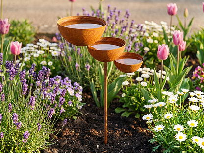 🐦Final Hours Flash Sale ￡12.99!!⚡ Rain Catcher - Plant Support 🌧️Metal Garden Ornament