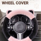 🎁Christmas sale - 49% off🎅Universal Non-slip Soft Cute Cat Ears Plush Steering Wheel Cover