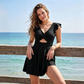 🌞Summer Hot Sale 49% OFF✨🩱Flattering Ruffle Wrap Swimsuit for Women – Tummy Control Swimdress 💗✨