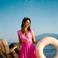 🌞Summer Hot Sale 49% OFF✨🩱Flattering Ruffle Wrap Swimsuit for Women – Tummy Control Swimdress 💗✨