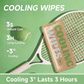 ⏰ LAST DAY SALE £6.99 🧊 Instant Cooling Body Wipes with Menthol – XL Refreshing Wipes for Hot Days & Travel ❄️
