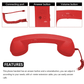 🌲Early Christmas Sale -Just ￡8.99💝📞Vintage Retro Telephone Handset ✨The most unique Christmas gift! Perfect for music lovers🎄