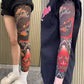 Ultra-clear Highly Elastic Seamless Tattoo Sleeve&Tattoo Stocking Set(2 Sheets)
