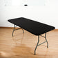 🌸 LIMITED TIME 60% OFF! ✨Pack Stretch Fabric Table Top Cap Cover, fits 4ft/6ft/8ft Tables