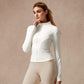 New Stand-Up Neck Covering Yoga Coat for Women
