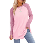 🤩Hot Sale-50% Off🌼Women's Tunic Tops to Wear with Leggings Long Sleeve Thumb Hole Shirts Crew Neck Curved Hem