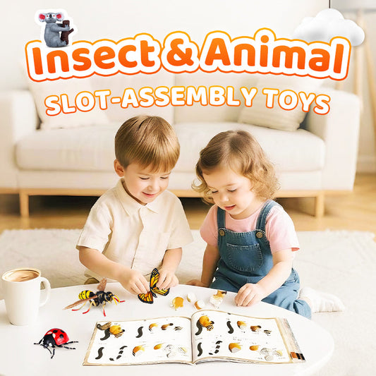 🐞🎄New collection✨ Insect & Animal Building Toys - 3 Levels of Difficulty, Non-Toxic Materials, Educational 🎨⚙️