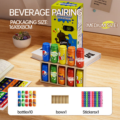 🔥Limited Hot Sales - 65% OFF🎁🧠 Montessori Memory Matching Bottle Game – Fun Brain Training Toy for Kids
