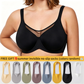 ⏳Last Day Special Price £8.99💐Women's Elegant Sheer Full Coverage Plus Size Bra👍