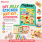 🎁Christmas Pre Sales - save 65% ☃️🌈 Create Your Own Jelly Stickers! 🎨 DIY Paint, Peel & Stick Art Kit for Kids ✨ 4 Fun Themes + Complete Craft Set 🎁