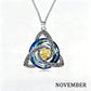 🌲Xmas Hot Sales - 50% off💝Birthstone Celtic Knot Necklace for Women