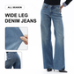 👖Vintage Low-Rise Wide Leg Denim Jeans
