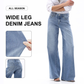 👖Vintage Low-Rise Wide Leg Denim Jeans