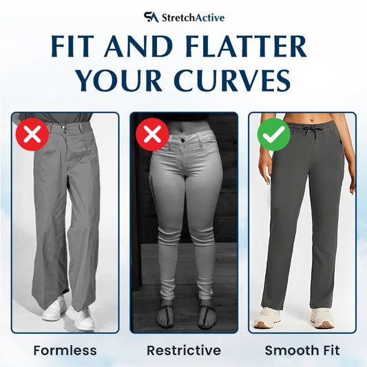 🔥Summer Sale🔥Women's Ultra Stretch Ice Silk Comfort Casual Pants