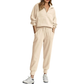 💖2026 Autumn’s Sale 70% OFF✨🍂Women's  2-Piece Long Sleeve Half Zip Pullover Fall Tracksuit Sweatsuits Set