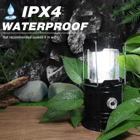 ⏳⏳ HALF PRICE TODAY! 🔦 Solar Camping Lantern – Collapsible LED Light with Magnetic Base, Foldable Hook & USB/Solar Charging ⛺️