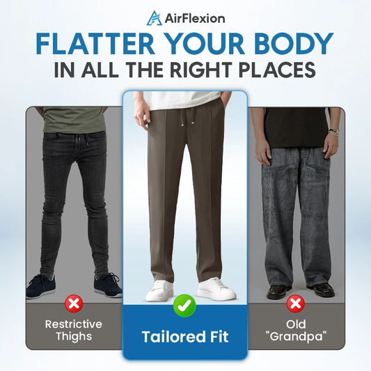 🔥Summer Sale🔥Pull On Ice Silk Stretch Smart Casual Pants