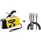 📻 60% OFF NOW! 🔋 Multifunctional Portable Solar Emergency Radio – Power Bank, Hand Crank & Weather Alert ⚡