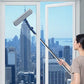 🪟LAST DAY SALE ONLY ￡11.99!✨ High-Rise Window Squeegee - Telescopic Handle & Professional Blade for Streak-Free Cleaning on Any Surface 🏙️📦
