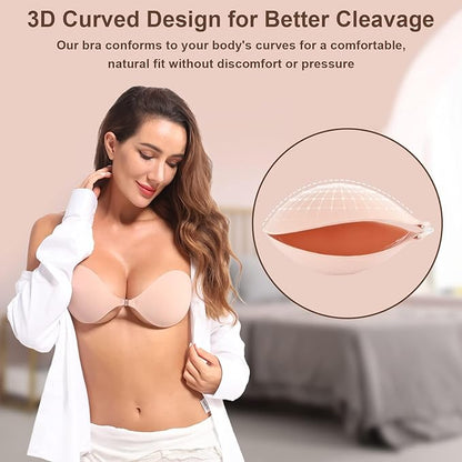 🔥Buy 1 Get 1 Free Price: Only £8.99!!💥Reusable Magic Padded Sticky Bra - Enhance Your Bust in Seconds✨