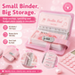 🎄Xmas Pre Sale￡7.99!!✨ SparkleLock Cash Savings Binder with 3-Digit Combination Lock – 100-Page Cash Stuffing Budget Organizer for Savings Challenges, Money Goals & Gifts 💖