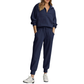 💖2026 Autumn’s Sale 70% OFF✨🍂Women's  2-Piece Long Sleeve Half Zip Pullover Fall Tracksuit Sweatsuits Set