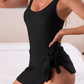 👙Last Day Sale 50% OFF💃Women's One Piece Tummy Control Tie Knot Swimsuit