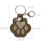 😻🐶Last Day 50% OFF🐾🐾Pet Paw Shaped Leather Keychain - Keep Them By Your Side✨