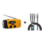 📻 60% OFF NOW! 🔋 Multifunctional Portable Solar Emergency Radio – Power Bank, Hand Crank & Weather Alert ⚡
