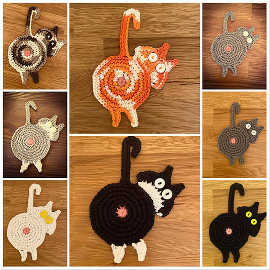 🎁Last Day 49% OFF🔥Hot Sale-🐱Cat Butt Coasters