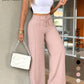 ⏳Last Day Sale Only ￡14.99!!👖 💥 Women's High-Waisted Straight Leg Trousers – Front seam & elastic back – Versatile, comfortable & perfect for office or casual wear ✨🌸
