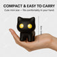 😻🔥New Year Sale 49% OFF🌙 🌟Black Cat Night Light Keychain