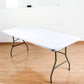 🌸 LIMITED TIME 60% OFF! ✨Pack Stretch Fabric Table Top Cap Cover, fits 4ft/6ft/8ft Tables