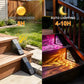 Solar outdoor step lights, IP65 waterproof LED deck/stair lights, color-changing gradient lighting, automatic dusk-to-dawn warm white light, solar-powered.