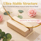 😍Last Day Hot Sales - 50% OFF🎁Gold Metal Floral Hoop Centerpiece with Wooden Stand